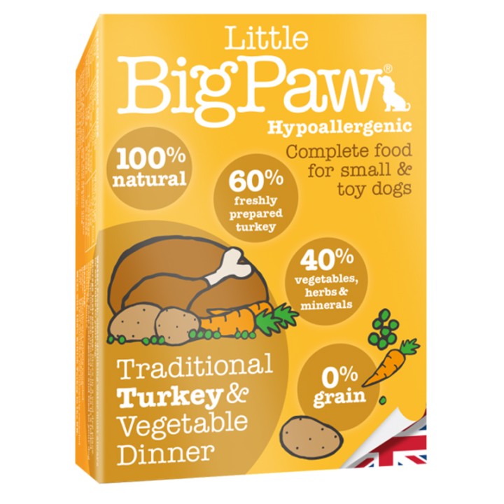Little Big Paw Dog Traditional Turkey & Vegetables - 85gr