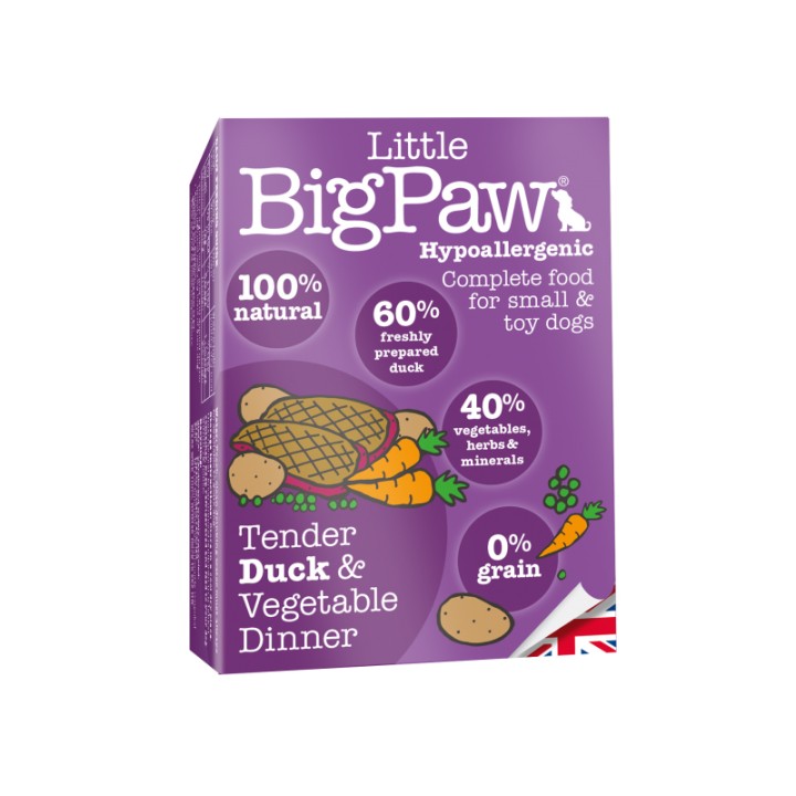Little Big Paw Tender Duck And Vegetables - 85gr
