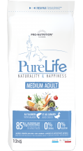 Flatazor Dog Food Pure Life Dog Medium Adult - 15 Kg