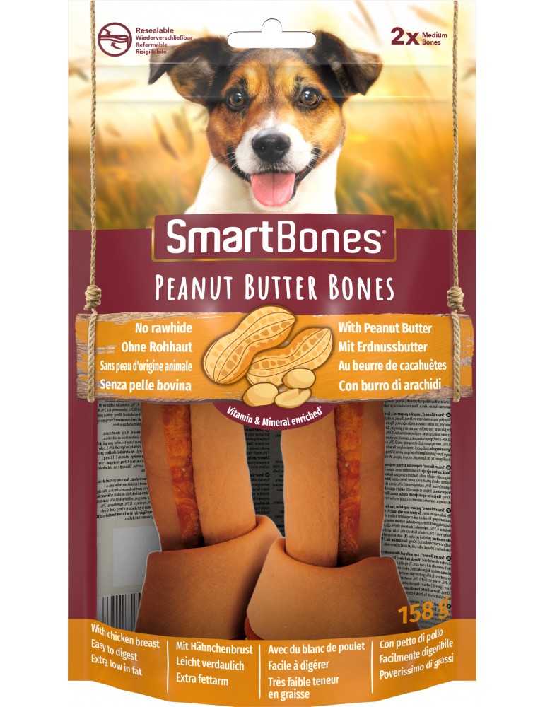 Smart Bones Peanut Butter Bones - 158gr