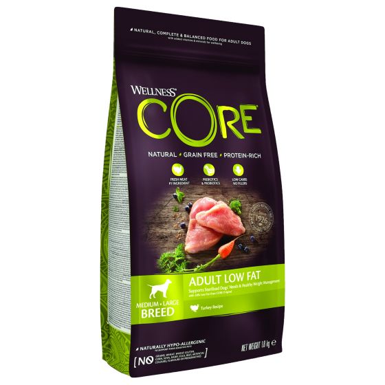 Wellness Core Adult Low Fat Turkey - 10 Kg