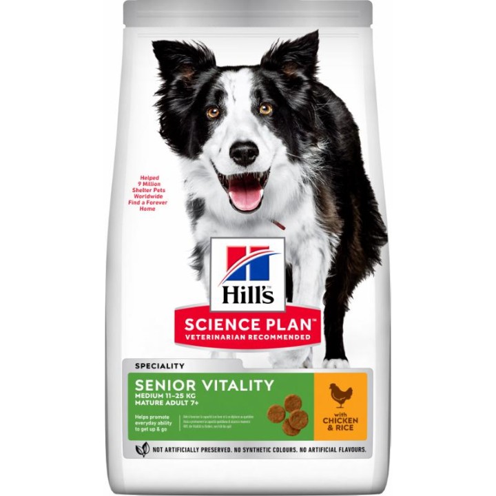 Hills Mature Senior Vitality Medium Chicken - 800gr