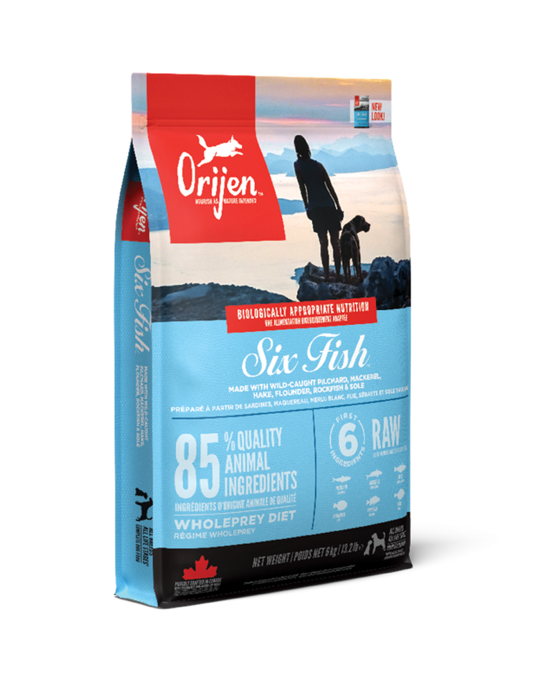 Orijen Six Fish Dry Dog Food - 340gr