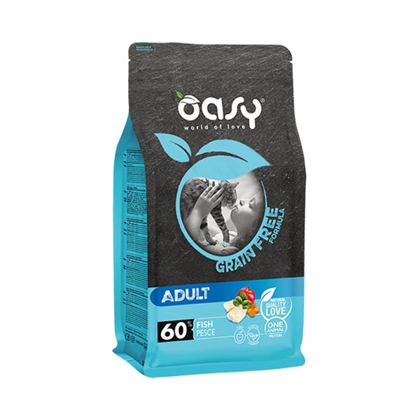 Oasy Grain Free Adult Fish - 300gr