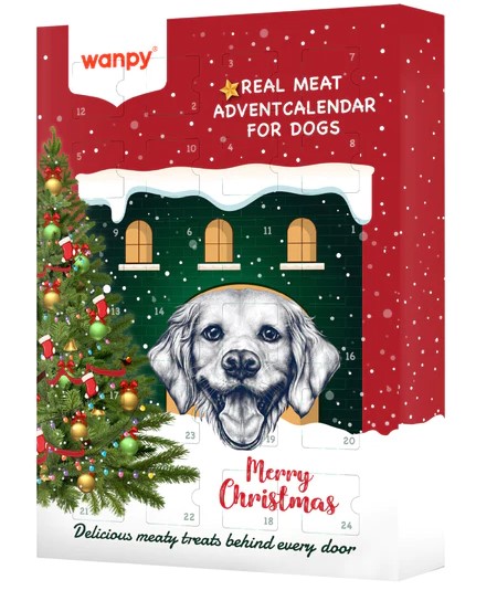 Wanpy Real Meat Christmas Calendar For Dogs - 100gr