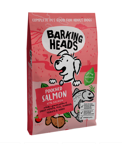 Barking Heads Pooched Salmon Adult Dog Food - 18 Kg