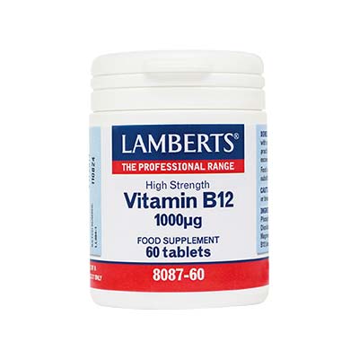 Lamberts Vitamins  Vitamin B12 1000Mg 60 Tablets
