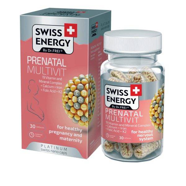 Swiss Energy Prenatal Multivit 30 Capsules