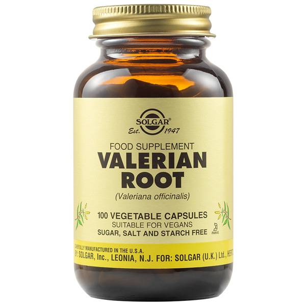 Solgar Valerian Root For Insomnia & Stress 100Capsules