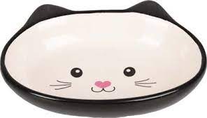 Flamingo Cat Bowl Ceramic Black 100gr