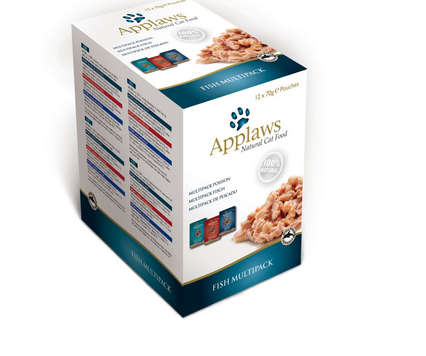 Applaws Cat's wet food Pouch Fish Multi Pack 70gr