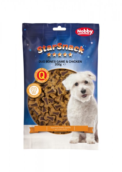 Nobby Starsnack Duo Bones Game & Chicken - 500gr