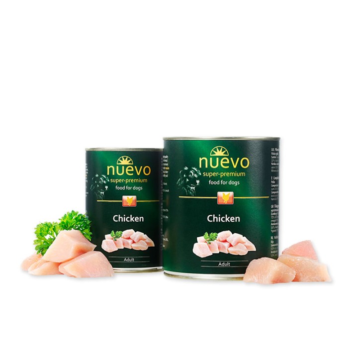 Nuevo Adult Dog With Chicken - 800gr