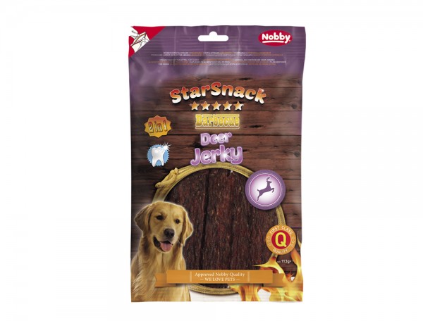 Nobby Starsnack Bbq Deer Jerky - 113gr