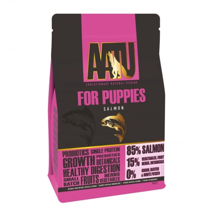 Aatu Salmon Puppy Dog Food - 1.5 Kg