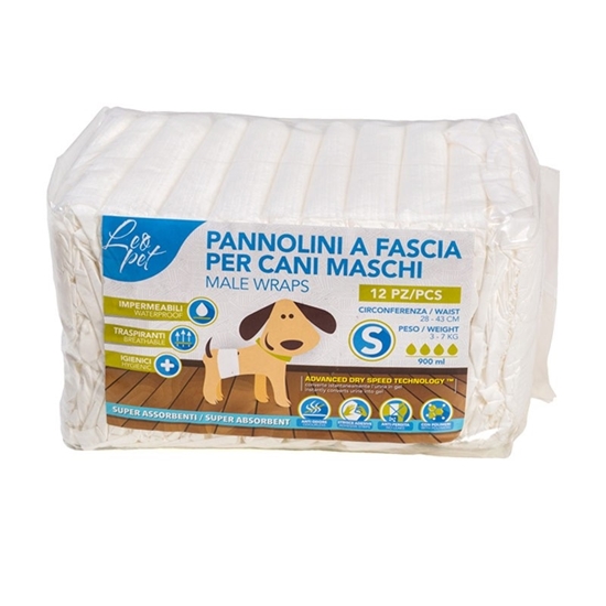 Leo Pet For Male Dog Diapers 12pcs