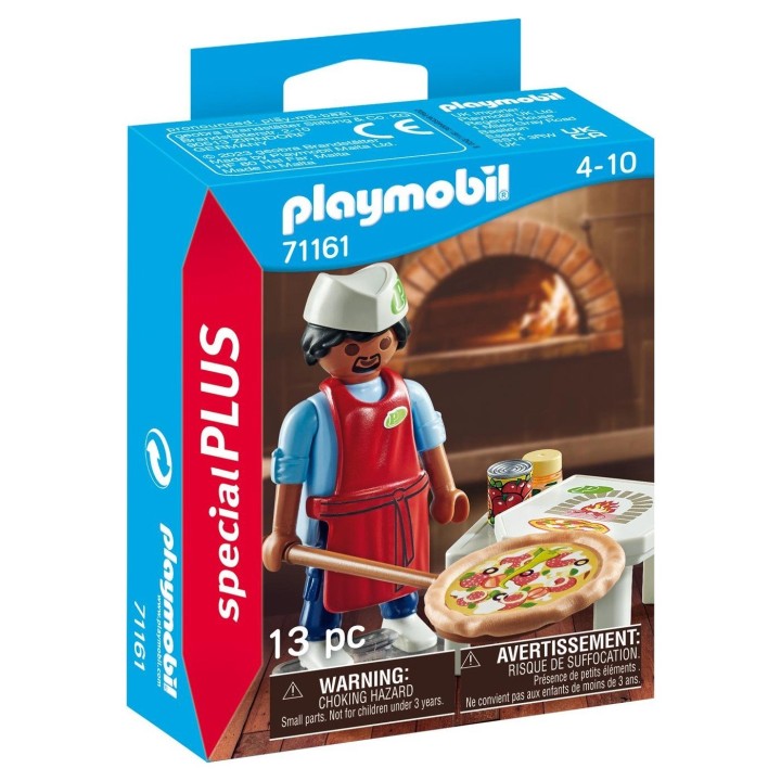 Playmobil Children Toys Special Plus Mr. Pizza Chef Figure Theme 4+ Years Old