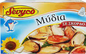 Mussels in Oil Sevyco 112gr