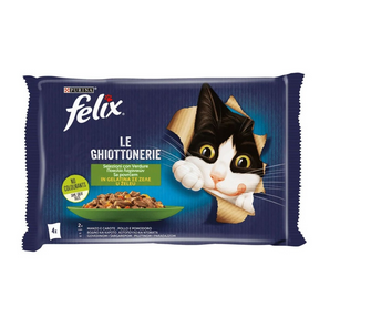 Purina One Felix Beef, Chicken, Carrots And Tomato Multipack 85Gr