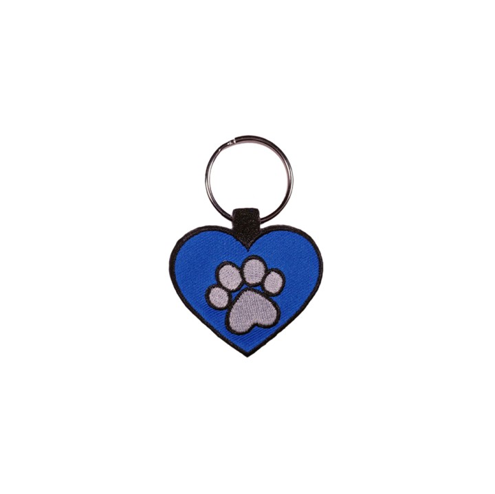 Key Ring Blue Heart Blue Heart