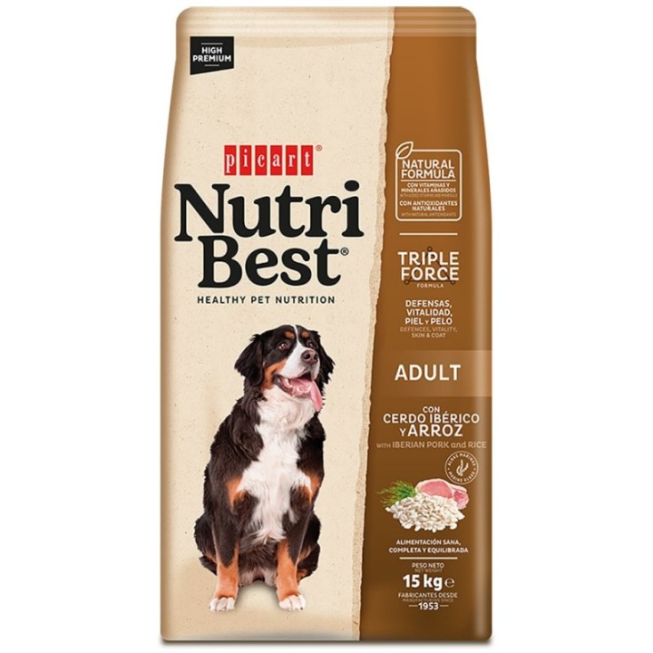 Picart Nutribest Adult Iberian Pork And Rice 15kg