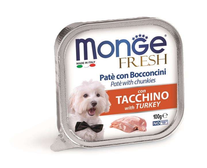Monge Fresh Dog Wet Turkey - 100gr
