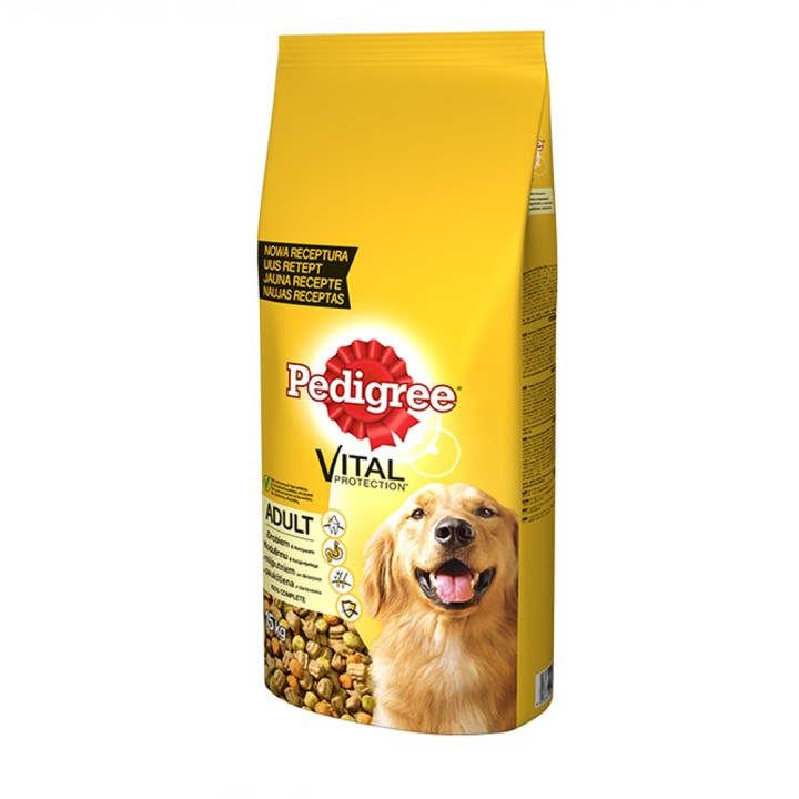 Pedigree Adult Chicken & Vegetables - 15 Kg
