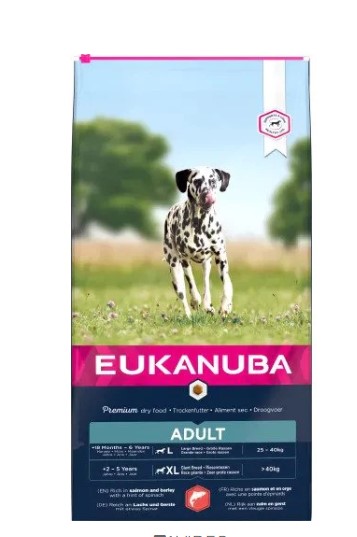 Eukanuba Active Adult Salmon & Barley Large Breed - 2.5 Kg