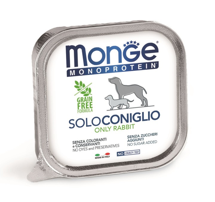 Monge Monoprotein Dog Wet Only Rabbit - 150gr