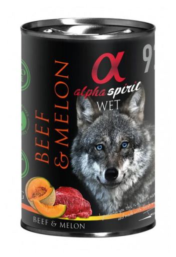 Alpha Spirit Wet Food Beef & Melon - 150gr