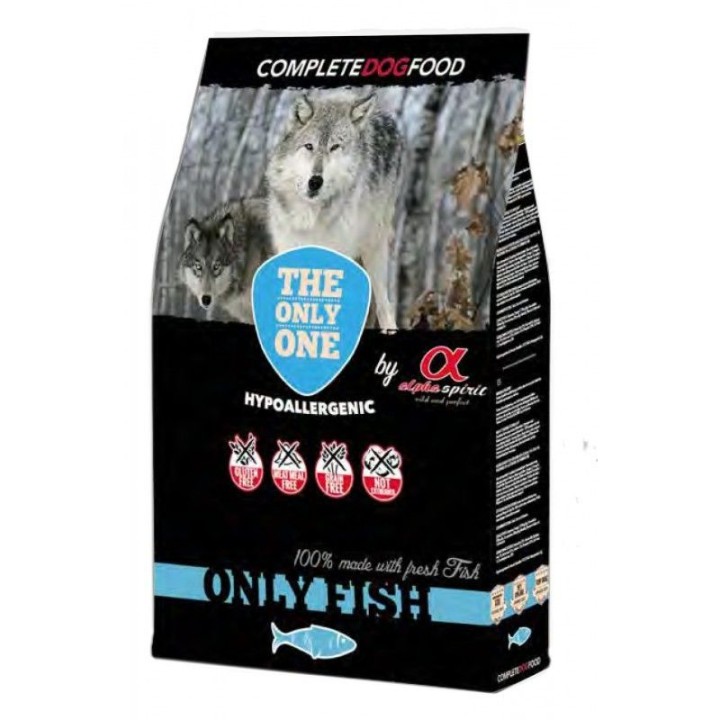 Alpha Spirit Dog Dry Food Only Fish - 12 Kg