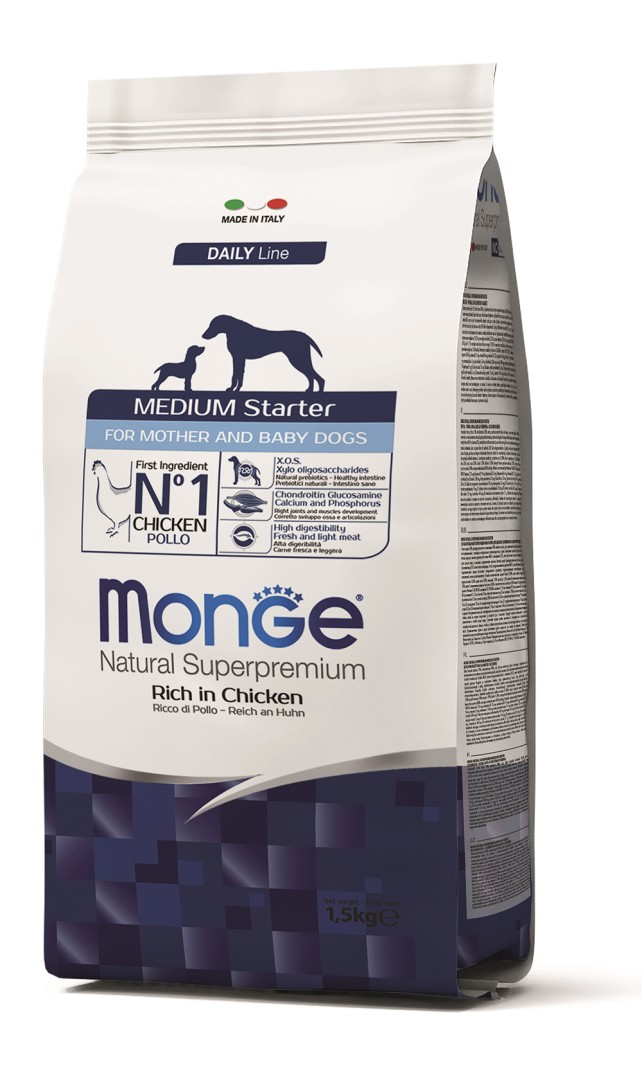 Monge Daily Line Medium Starter Chicken - 1.5 Kg