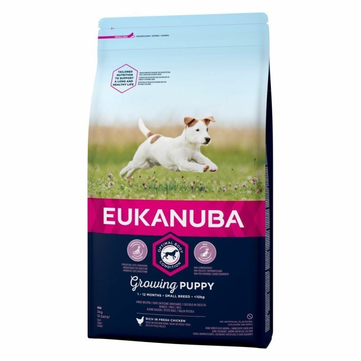 Eukanuba Growing Puppy Small Breed With Chicken - 2 Kg