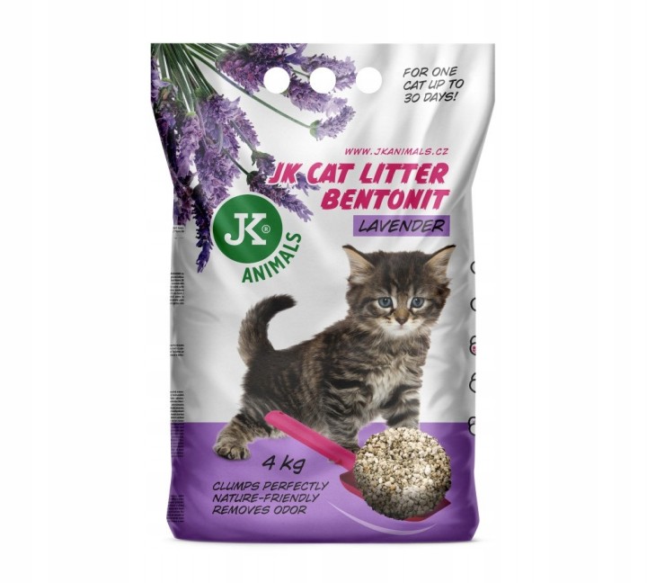 Jk Lavender Clumping Litter - 4 Kg