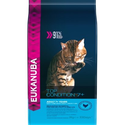 Eukanuba Top Condition 7+ Adult Cat Chicken - 2 Kg