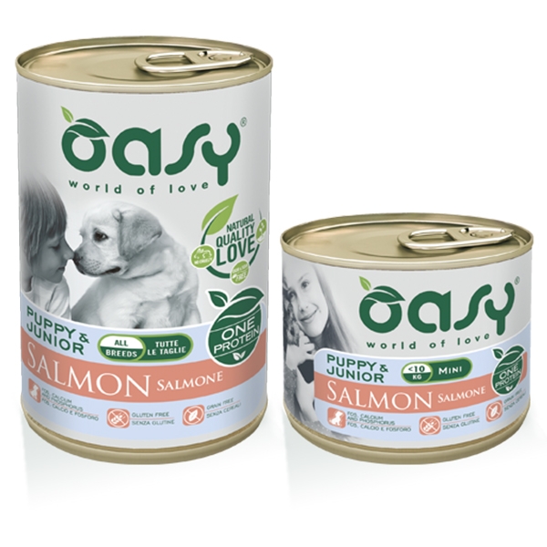 Oasy One Protein Wet Puppy & Junior All Breeds Salmon - 400gr