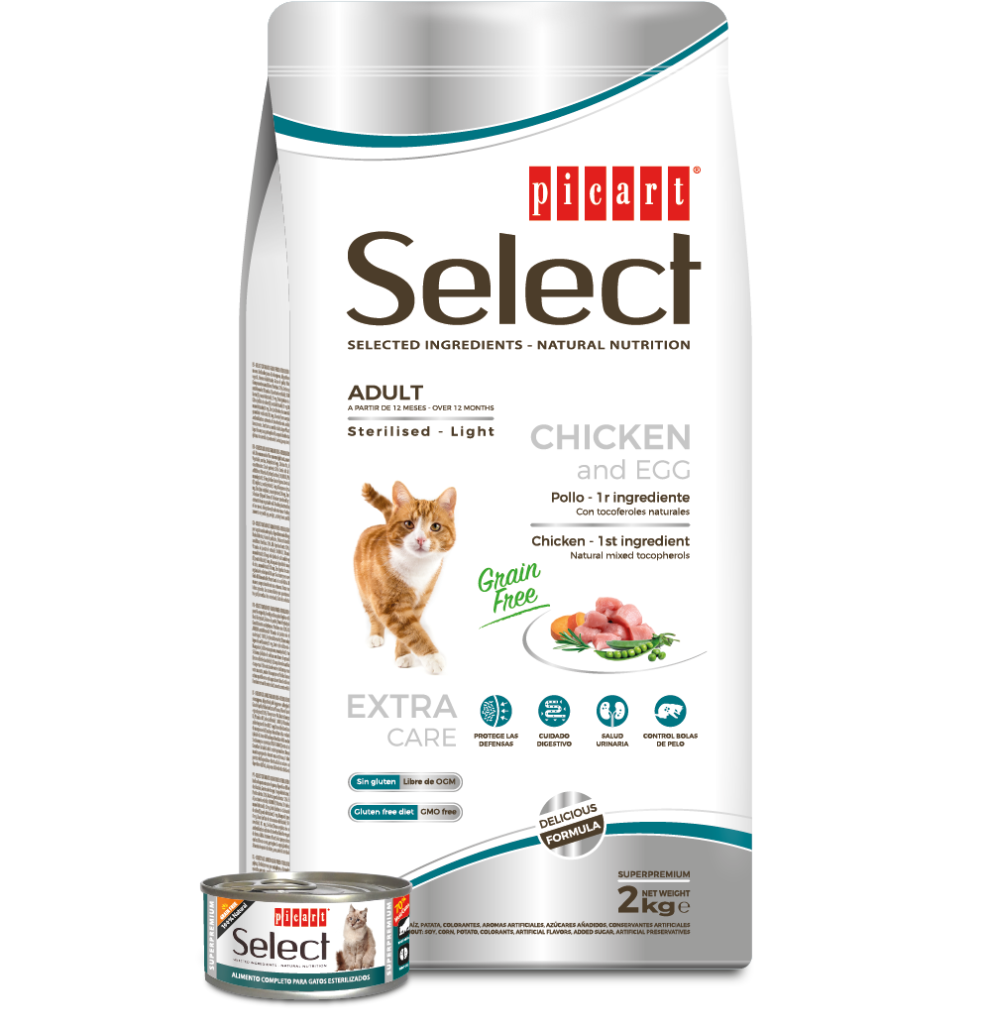 Select Select Cat Grain Free Sterilised Light - 400gr