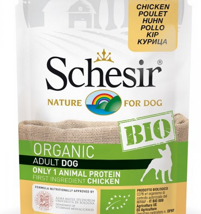 Schesir Bio Organic Dog Food With Pollo Chicken - 85gr