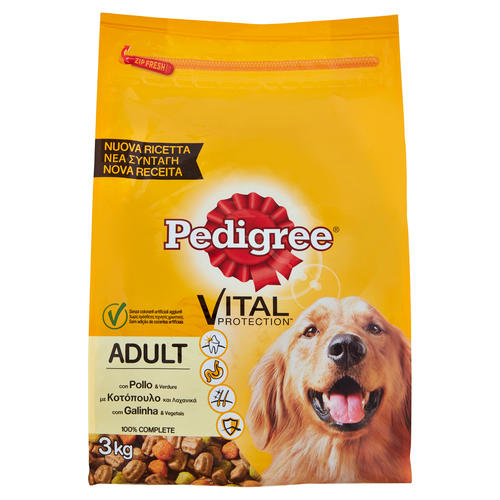 Pedigree Dog Food Adult Chicken & Vegetable - 3 Kg