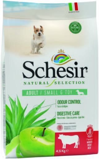 Schesir Natural Selection Small Dog  Beef No Grain - 490gr