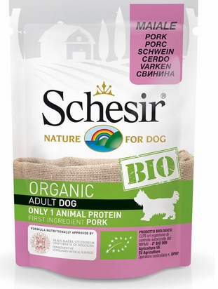 Schesir Bio Dog Pouch Pate - 85gr
