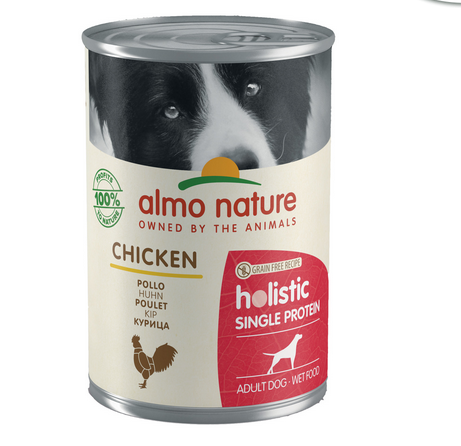 Allmo Nature Holistic Dogs  Single Protein With Chicken - 400gr