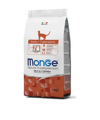 Monge Cat Senior Chicken - 1.5 Kg