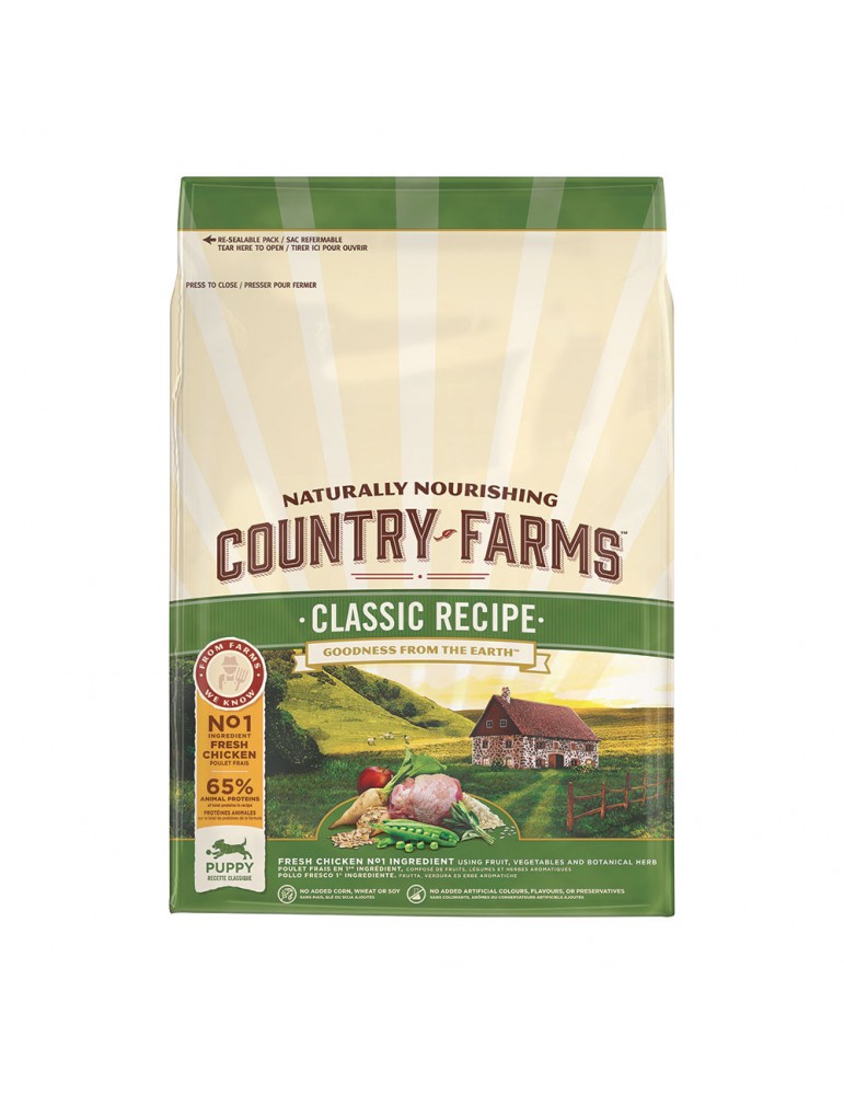 Country Farms Classic Recipe Puppy - 2.5 Kg