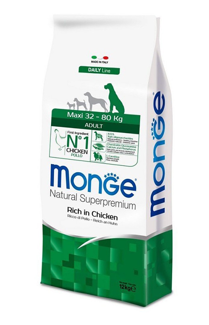Monge Daily Line Maxi Adult Chicken - 12 Kg