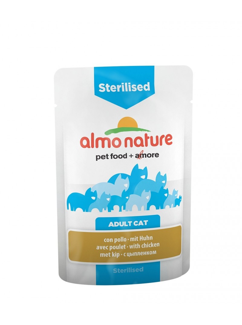 Almo Nature Adult Sterilised Cat Chicken - 70gr