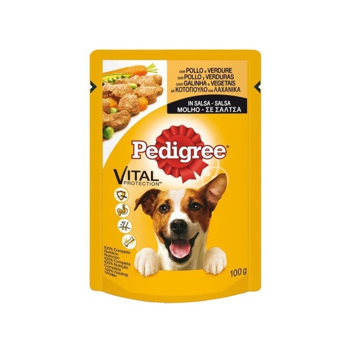 Pedigree Pouch Chicken & Vegetable - 100gr