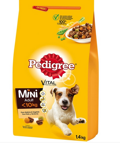 Pedigree Dry Adul Mini Chicken & Vegetable - 1.4 Kg