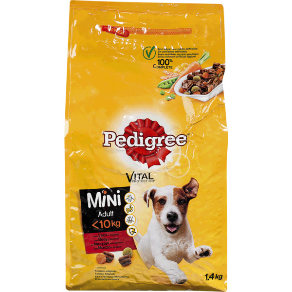 Pedigree Dry Adult Mini Beef - 1.4 Kg