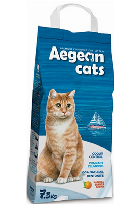 Aegean Cat Litter Orange - 7.5 Kg